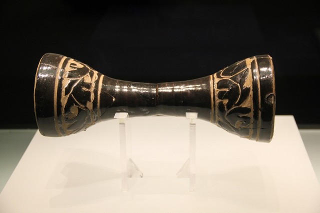 Tambour Dragon Style Chinois - Tambour à Main Traditionnel - Peau De Vache - Accessoire Danse Yangko